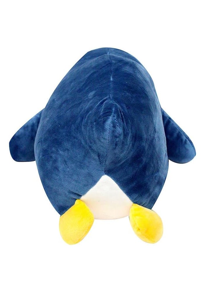 DAISO Navy Blue Penguin Hug Pillow - Image 3